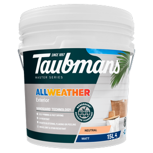 Taubmans 15L Neutral Matt All Weather Exterior Paint