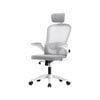 Oikiture Mesh Office Chair Fabric White