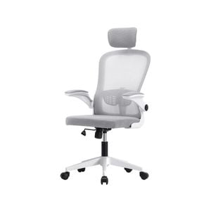 Oikiture Mesh Office Chair Fabric White