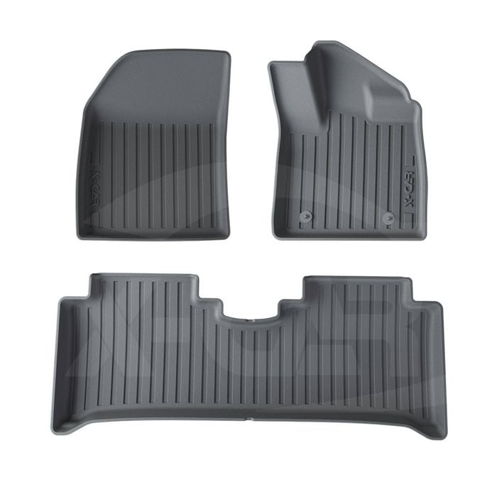 3D All-Weather TPE Floor Mats for BYD Atto 3 2022-2024 Customized Car Floor Liners Full Set Carpet