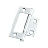 Lane 50 x 40 x 1.2mm Zinc Plated Fixed Pin Easy Fit Hinge - 2 Pack
