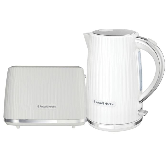 Russell Hobbs Eden 1.7L Kettle & 2 Slice Toaster - White