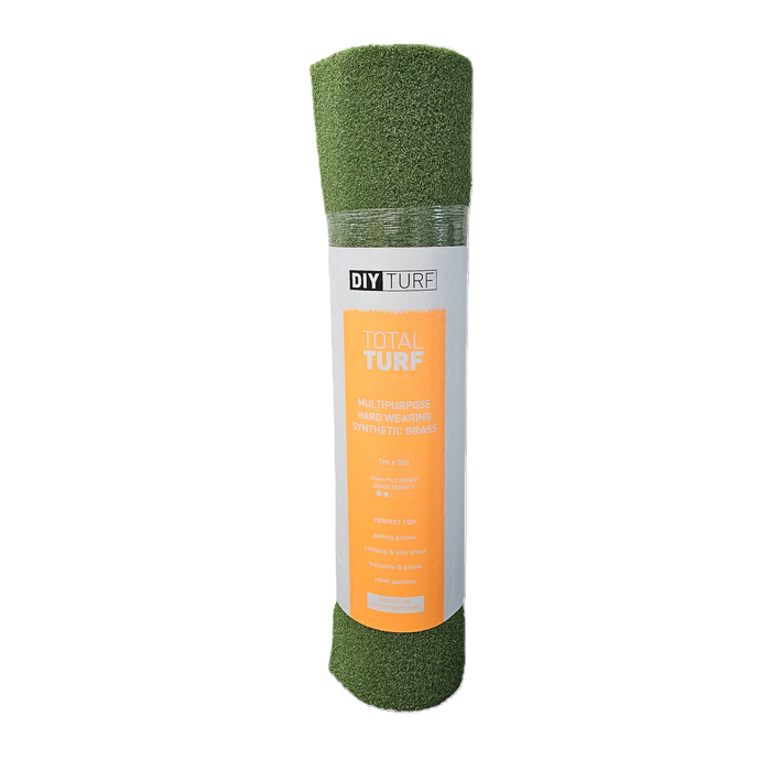 DIY Turf 1m x 5m 10mm Pile Total Turf Synthetic Turf Prepacked Roll