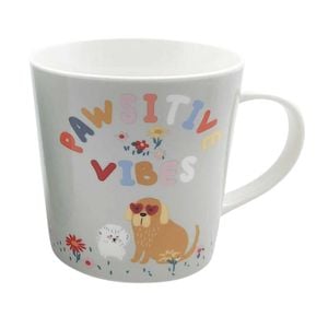 Urban Perfect Pets Pawsitive Vibes Dog 470ml Ceramic Mug