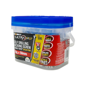 Bremick Ultrafast 10g x 50mm Stainless Steel 316 T20 Trim Head -500 Pack