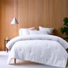 Vintage Design Homewares Queen Reflections White 3 Piece Comforter Set