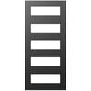 Thermtek 2040 x 820 x 41mm Parkwood Clear Glass Aluminium Entrance Door ALTH25LC