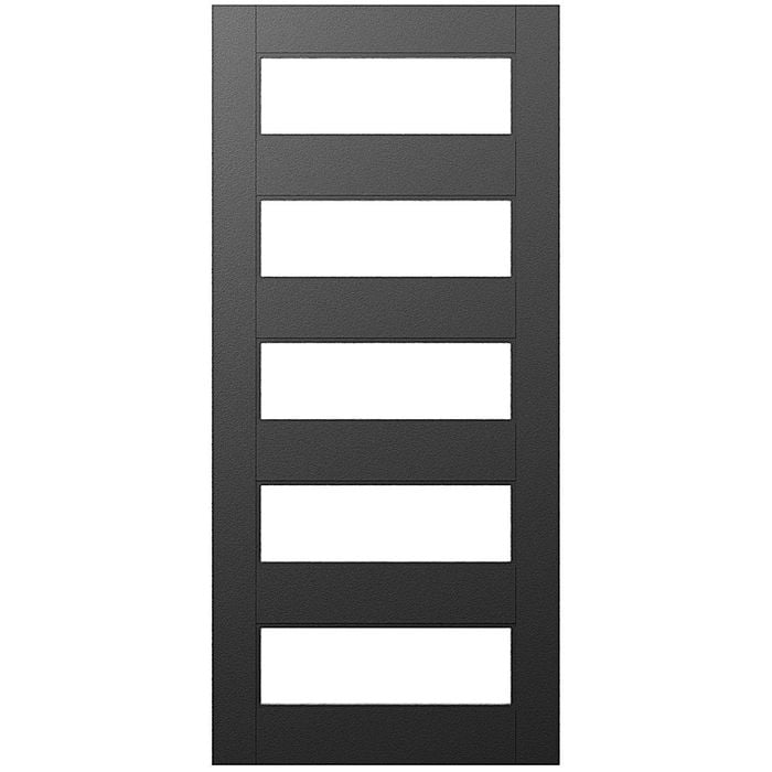 Thermtek 2040 x 820 x 41mm Parkwood Clear Glass Aluminium Entrance Door ALTH25LC