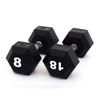 Smai The Yard - Rubber Hex Dumbbell 8kg (pair) -