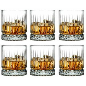 Pasabahce Elysia Whiskey Glass Tumbler 355ml | Set Of 6