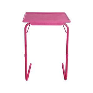 TABLE BUDDY 52.50x40x73cm Adjustable Folding Table - Pink