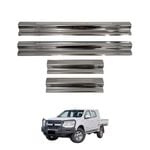 AUSGO Stainless Steel Door Sill Protector for Holden Colorado RG Dual Cab 2012-2020 Scuff Plate Cover