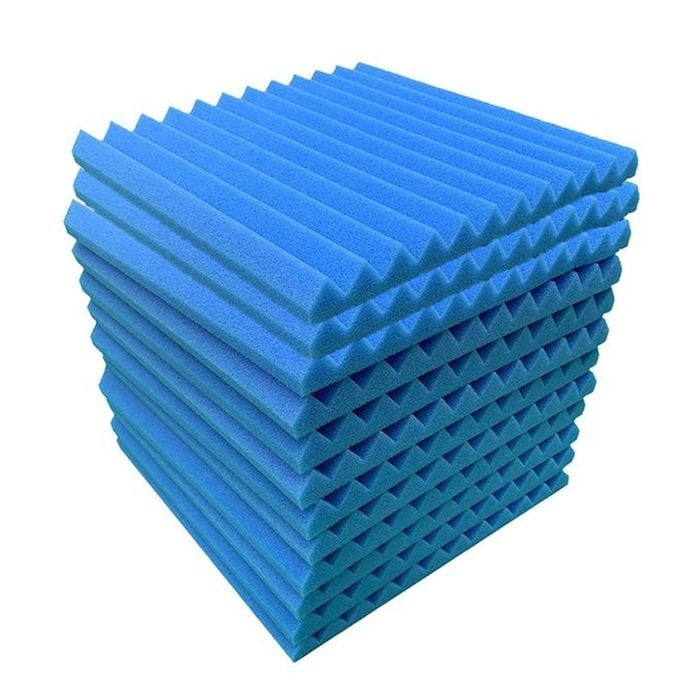 24 Pcs Acoustic Panel Soundproof Studio Foam For Wall Sound-absorbing Panel | Blue