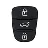 Replacement Buttons to suit Hyundai i30, i20, IX35, Elantra 3 Button Flip Key - Various Year Models - TKW Rubber Buttons