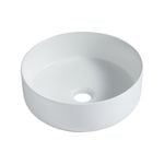 Mondella 365 X 365mm Matte White Resonance Round Basin