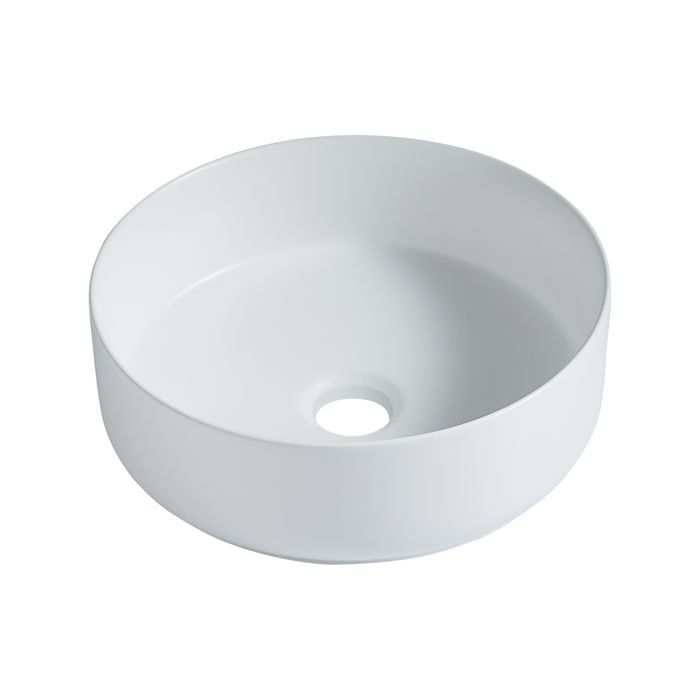 Mondella 365 X 365mm Matte White Resonance Round Basin