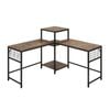 Costway 240cm Computer Desk Office Convertible 2-Person Table