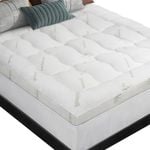 STARRY EUCALYPT Bamboo Fibre Pillowtop Mattress Topper Underlay Pad 9cm Queen