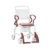 Commode Chair - Versatile, Durable and Comfortable German Design, 130kg Capacity - Red