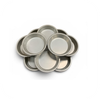CESCO Round Silver Pie Tin Steel - Pack Of 10