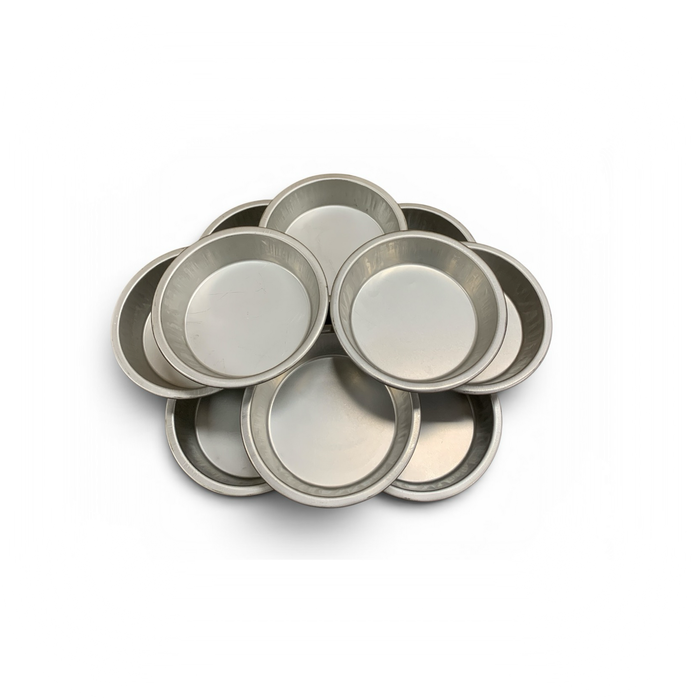CESCO Round Silver Pie Tin Steel - Pack Of 10