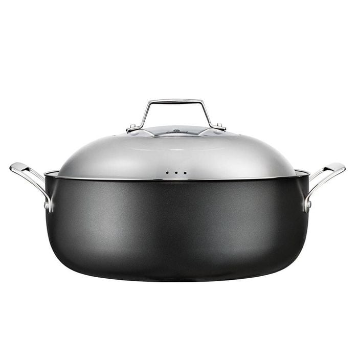Diamond 9 Hard Anodised Round Roaster With Lid 32cm Cuisine::pro