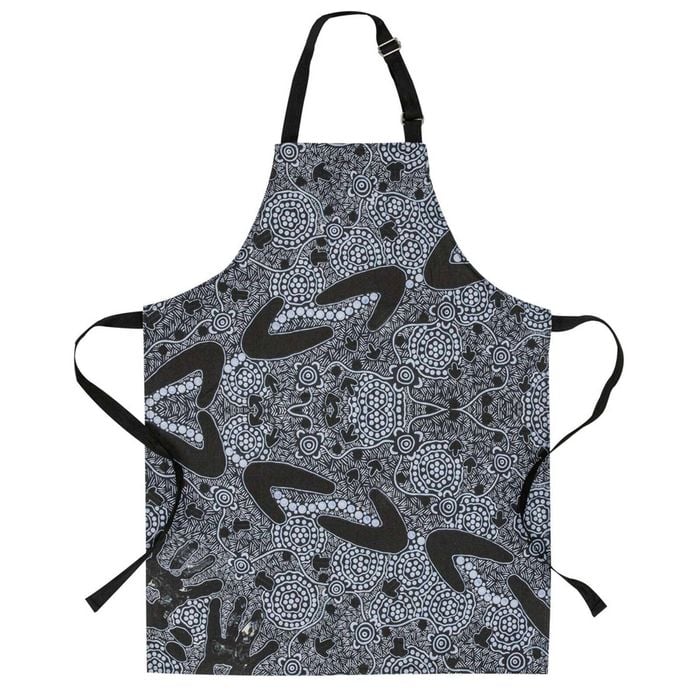Ashdene Cotton Maintaining Our Culture Apron Adjustable - Black