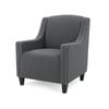 Camden Dark Grey Fabric ArmChair