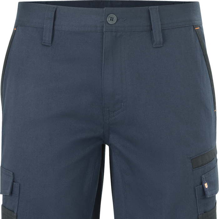 Citeco Cotton Stretch Cargo Navy Mid Shorts - Size 82R