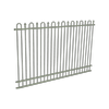 ProtectorAl 1201 - 2399 x 1500mm Pale Eucalypt Aluminium Loop And Spear Pool Fence Panel With Mid Rail