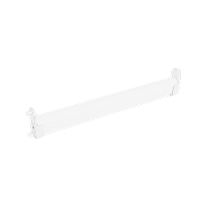 Lugna 418mm White Hanging Rail - To Suit 450mm Cabinet Shell