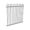 ProtectorAl 350 - 1200 x 1200mm Monument Aluminium Loop Top Pool Fence Panel
