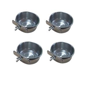 Yes4pets 4 X Small Pet Rabbit Bird Parrot Dog Cat Water Bowls