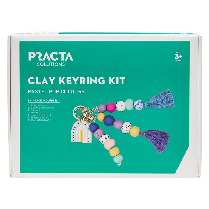Practa Polymer Clay Bead Keyrings Kit