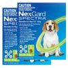 Nexgard Spectra Medium Dogs (7.6 - 15kg) Green 12 Pack