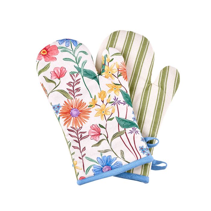 Alex Liddy Country Bloom Set Of 2 Oven Gloves