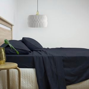 Ardor Navy 2500TC Cotton Rich Queen Sheet Set