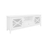 Daisy ETU Entertainment TV Unit 210cm Solid Acacia Wood Hampton - White