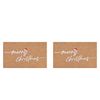 2PK J.Elliot Home PVC Backed Coir Mat 45x75cm Merry Christmas
