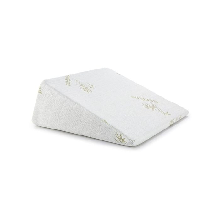 Triangle Bed Wedge Pillow With Memory Foam Topper