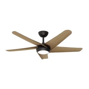 Geo 52" Led Ceiling Fan With Remote Control - Interchangable Three Or Five Blades