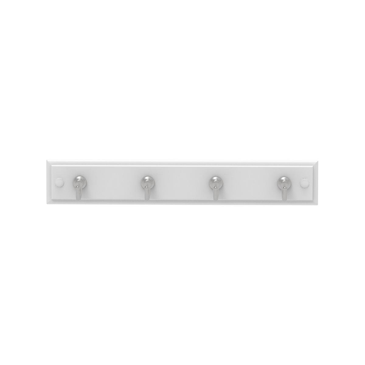 Mode 4 Chrome Hooks On White Board Key Rack - Bunnings New Zealand