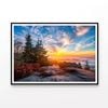Mountains Sunrise  Print 100% Australian Made 90x60cm  (Poster)