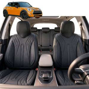 Australian Goose Front Seat Covers for MINI Cooper 3-Door Hatch 2014 - 2024 (F56) - PU Leather, Black (2pc)