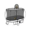 Springfree Large Oval Trampoline 2.4m X 4m - Sports Accessory Bundle Basketball Hoop, Ladder And Bag