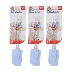 3PK Culinary Kitchen Silicone Baking Spatula Cooking Utensil 24cm Assorted
