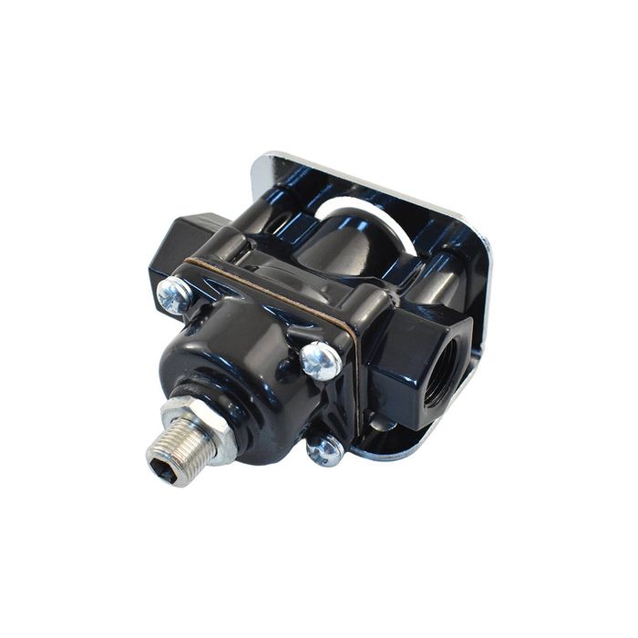 Holley Style 1 to 4 PSI Adjustable Fuel Pressure Regulator Black