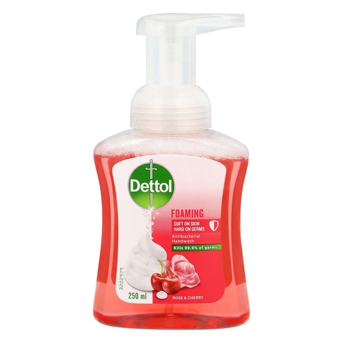 Dettol 250mL Rose And Cherry Foaming Hand Wash