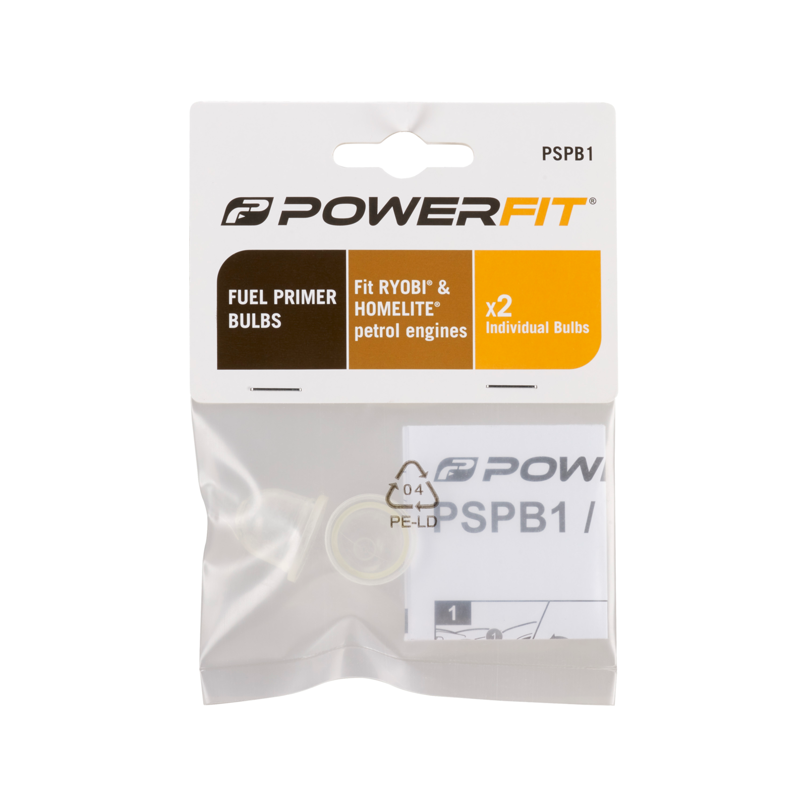 Powerfit Primer Bulbs - 2 Pack