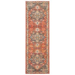 Heritage 850 Terracotta 500x80cm Rug